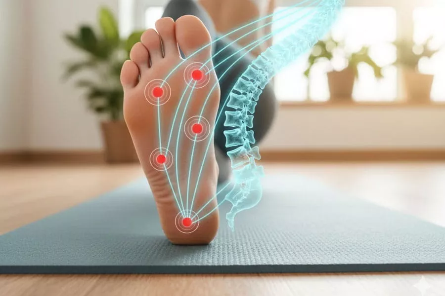 Pressure Points in the Foot Affect Back Pain