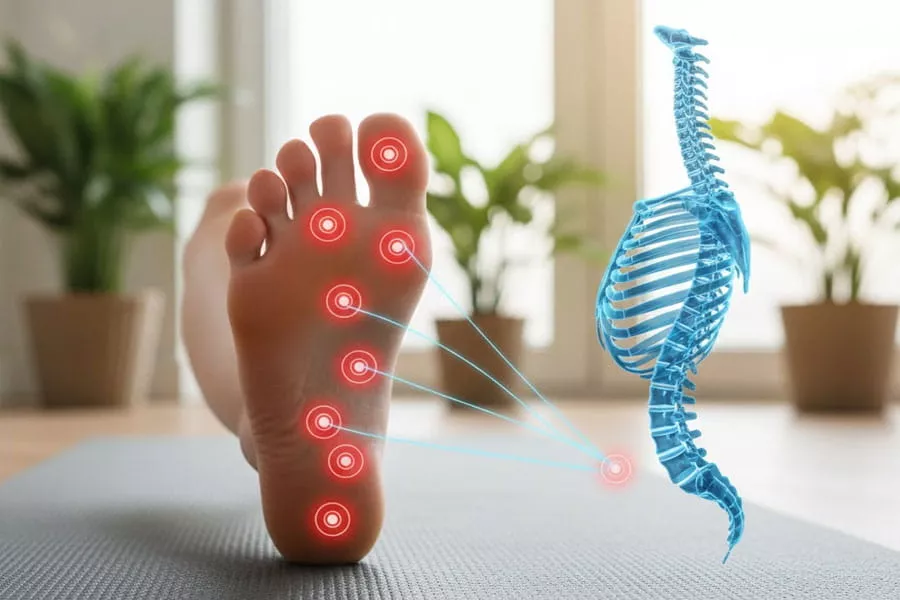 Pressure Points on Top of Foot