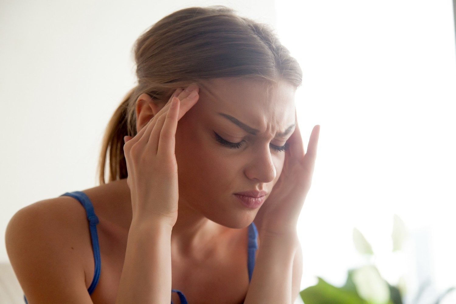 Pressure points for headache relief